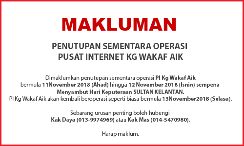 NOTIS PENUTUPAN PI WA